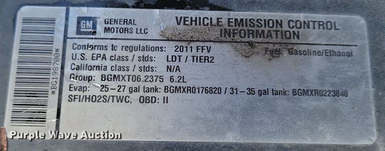 image for item NZ9894 2011 GMC  Sierra 1500 Denali Crew Cab pickup truck