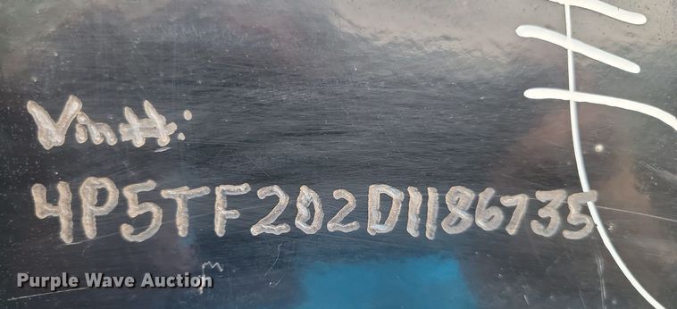 image for item NZ9916 2013 PJ  6x20 equipment trailer