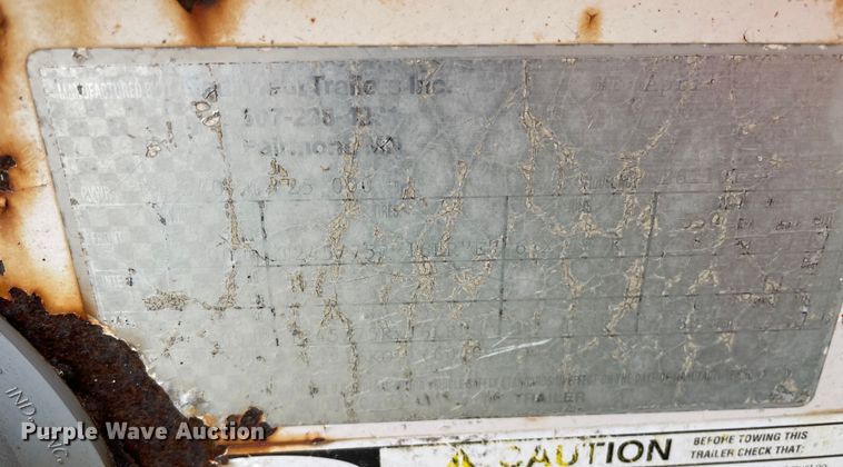 image for item OG9952 2002 Redi Haul  R26210 tilt deck equipment trailer