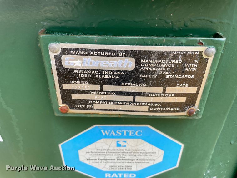 image for item OH9027 (4) refuse compactors