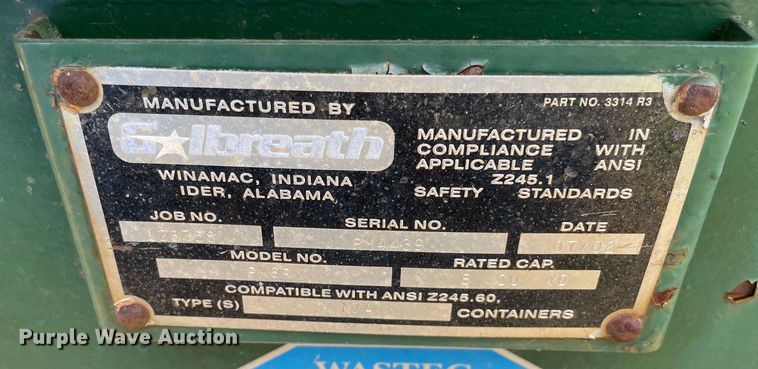 image for item OH9027 (4) refuse compactors