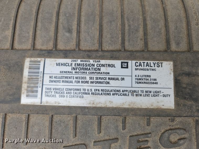 image for item OK9881 2007 Chevrolet  Express 1500 van