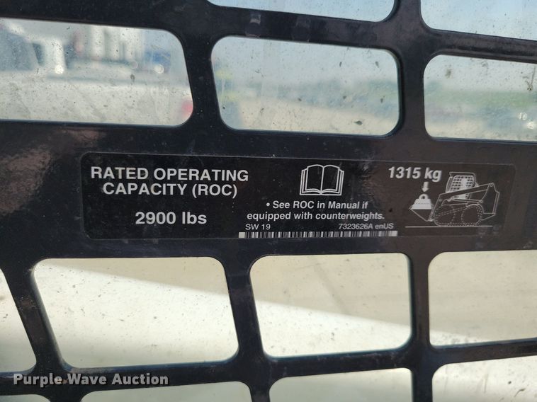 image for item DG0601 2021 Bobcat T76 tracked skid steer loader