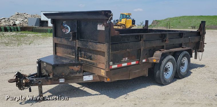 image for item DG0608 2016 Quality Steel and Aluminum Products 8314D dump trailer