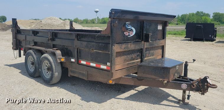 image for item DG0608 2016 Quality Steel and Aluminum Products 8314D dump trailer