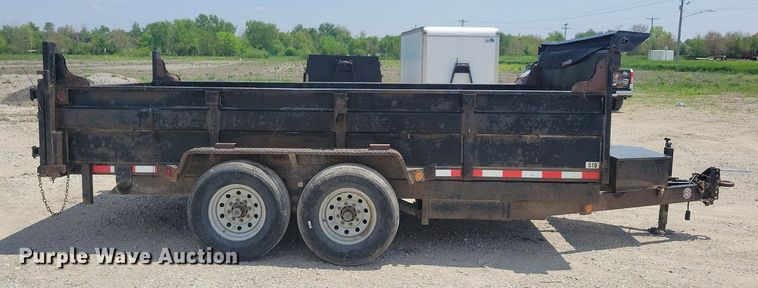 image for item DG0608 2016 Quality Steel and Aluminum Products 8314D dump trailer