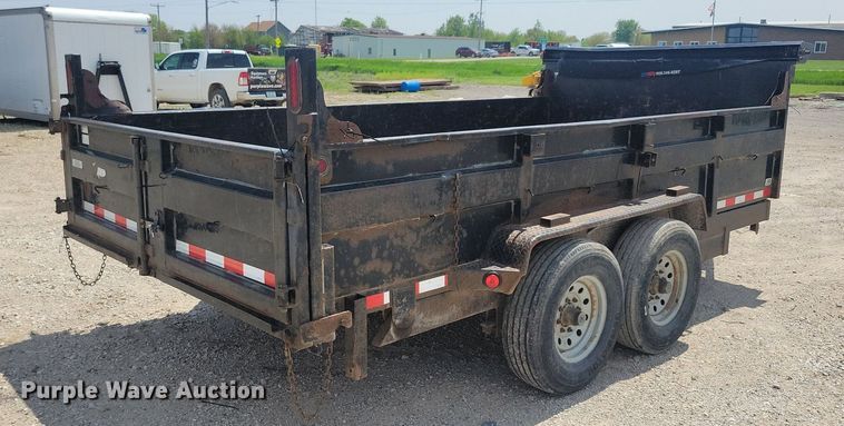 image for item DG0608 2016 Quality Steel and Aluminum Products 8314D dump trailer