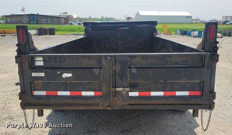 image for item DG0608 2016 Quality Steel and Aluminum Products 8314D dump trailer