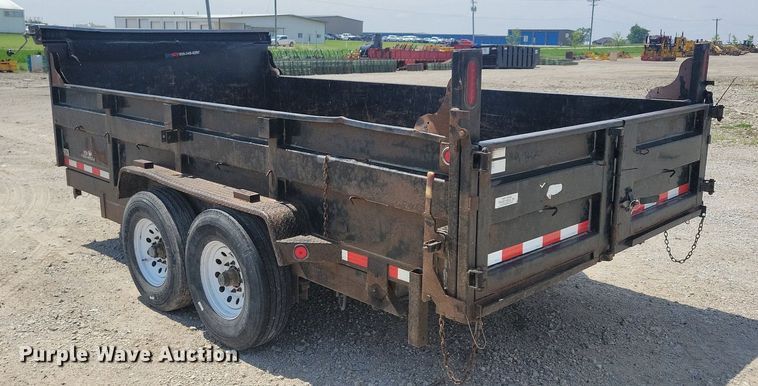 image for item DG0608 2016 Quality Steel and Aluminum Products 8314D dump trailer