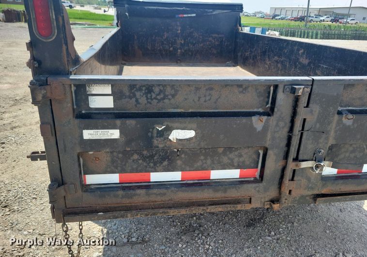 image for item DG0608 2016 Quality Steel and Aluminum Products 8314D dump trailer