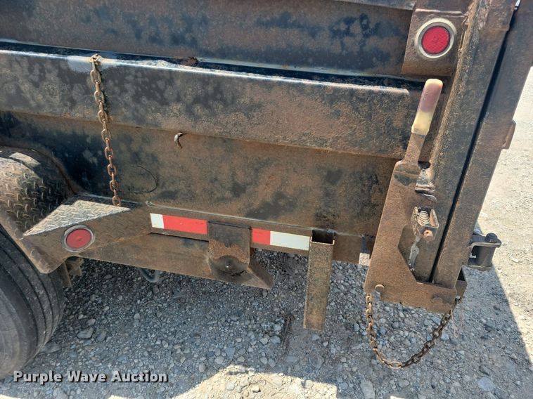 image for item DG0608 2016 Quality Steel and Aluminum Products 8314D dump trailer