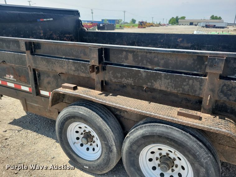 image for item DG0608 2016 Quality Steel and Aluminum Products 8314D dump trailer