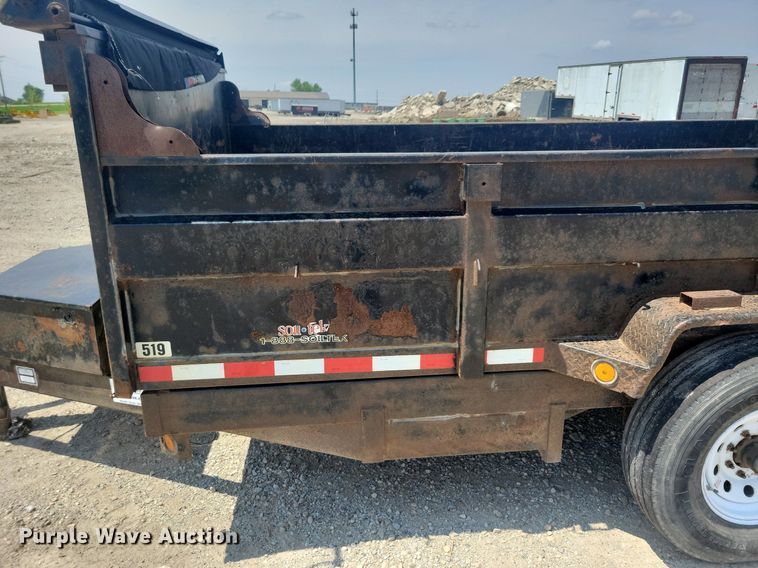 image for item DG0608 2016 Quality Steel and Aluminum Products 8314D dump trailer