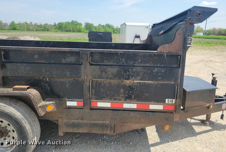 image for item DG0608 2016 Quality Steel and Aluminum Products 8314D dump trailer