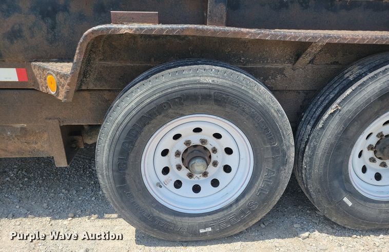 image for item DG0608 2016 Quality Steel and Aluminum Products 8314D dump trailer