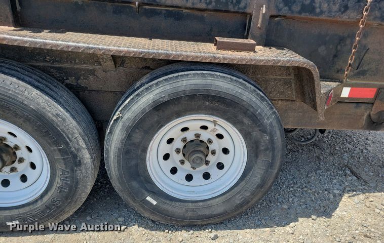 image for item DG0608 2016 Quality Steel and Aluminum Products 8314D dump trailer