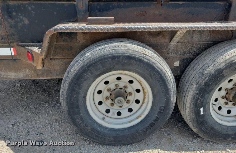 image for item DG0608 2016 Quality Steel and Aluminum Products 8314D dump trailer