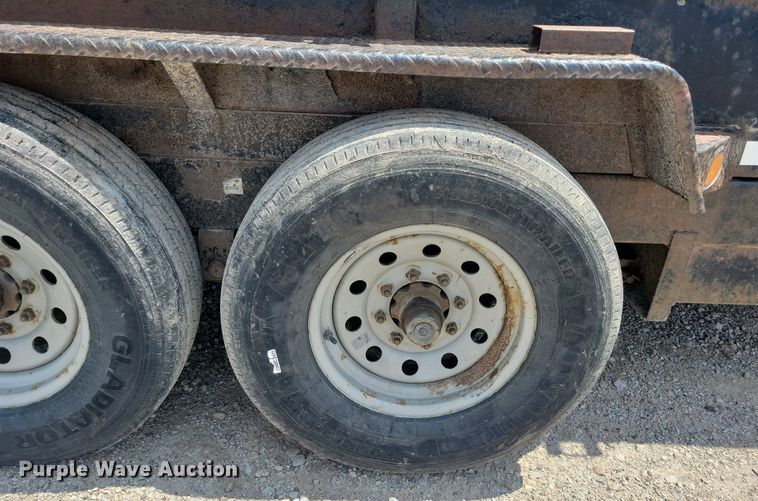 image for item DG0608 2016 Quality Steel and Aluminum Products 8314D dump trailer