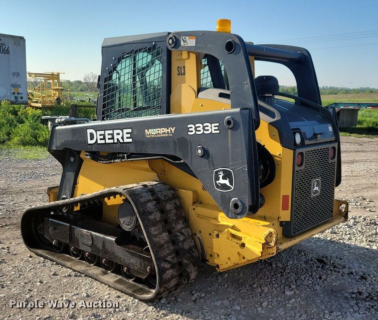 image for item DG0612 2015 John Deere 333E tracked skid steer loader
