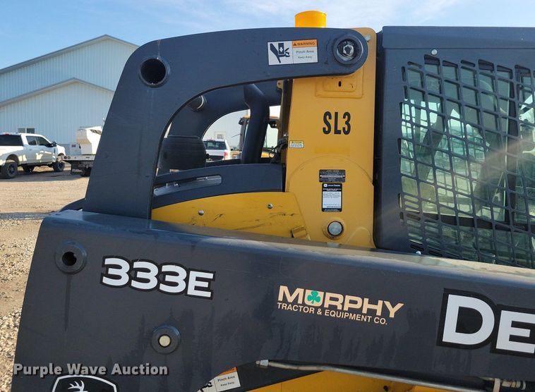 image for item DG0612 2015 John Deere 333E tracked skid steer loader