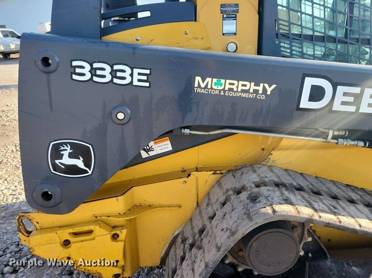 image for item DG0612 2015 John Deere 333E tracked skid steer loader