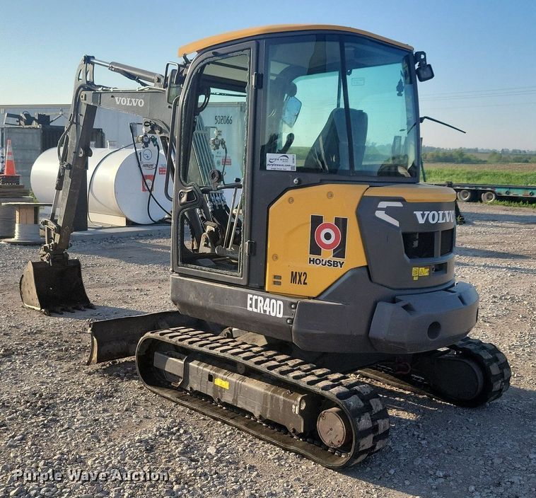 image for item DG0613 2018 Volvo ECR40D mini excavator