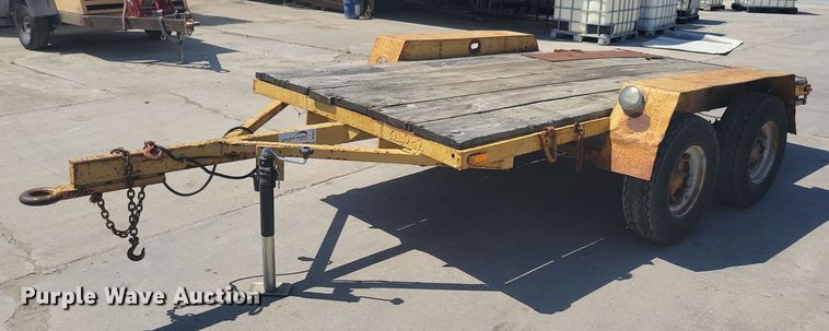 image for item DG0627 1976 Shop built equipment trailer