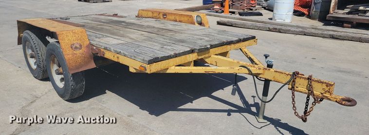 image for item DG0627 1976 Shop built equipment trailer