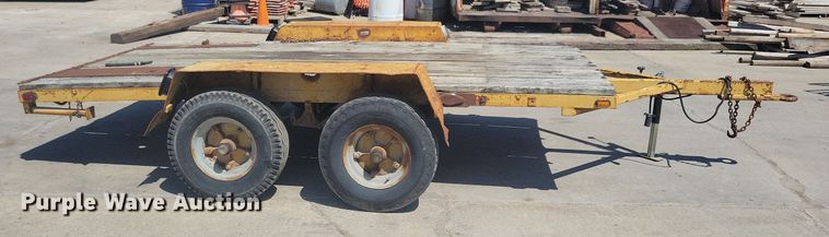 image for item DG0627 1976 Shop built equipment trailer