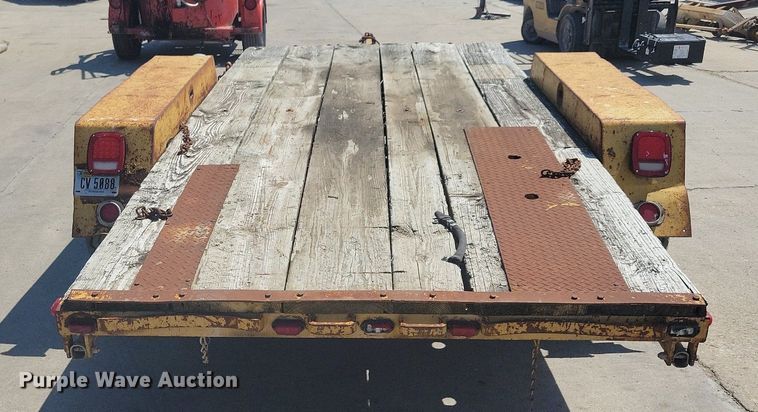 image for item DG0627 1976 Shop built equipment trailer