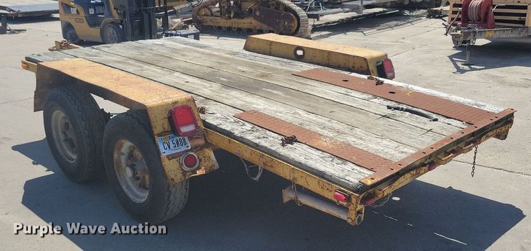 image for item DG0627 1976 Shop built equipment trailer