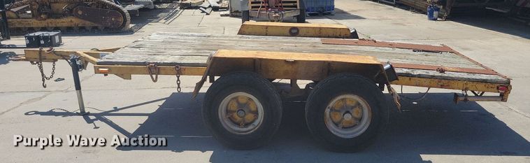 image for item DG0627 1976 Shop built equipment trailer