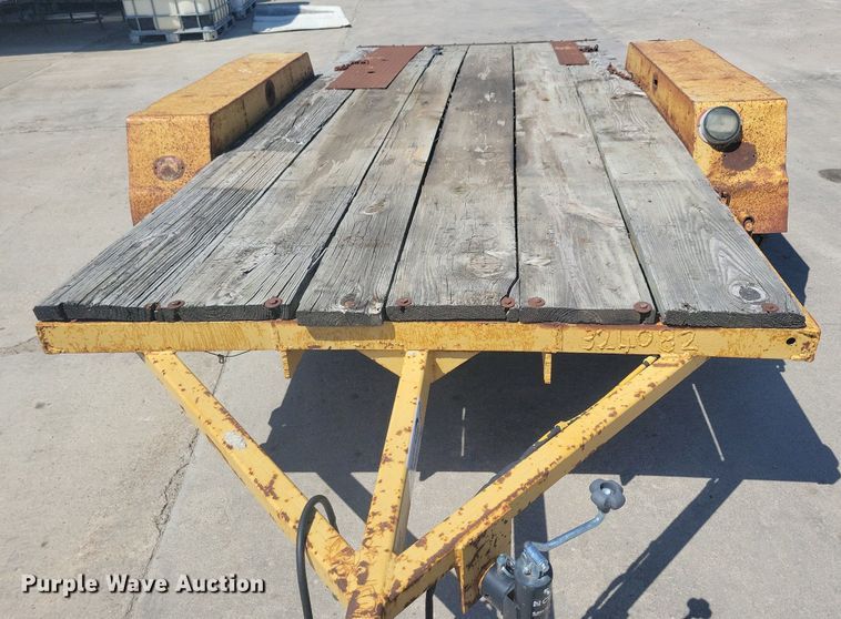 image for item DG0627 1976 Shop built equipment trailer