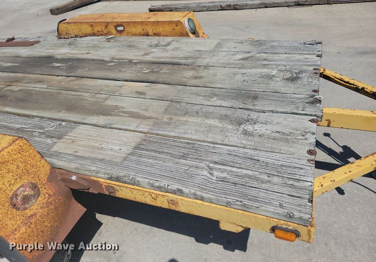 image for item DG0627 1976 Shop built equipment trailer