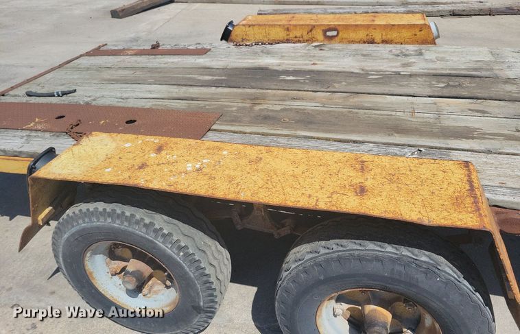 image for item DG0627 1976 Shop built equipment trailer