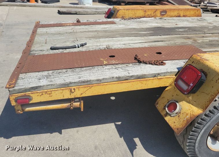 image for item DG0627 1976 Shop built equipment trailer