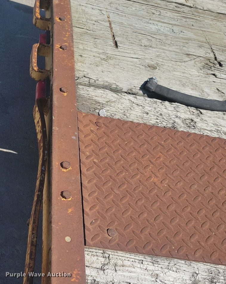 image for item DG0627 1976 Shop built equipment trailer