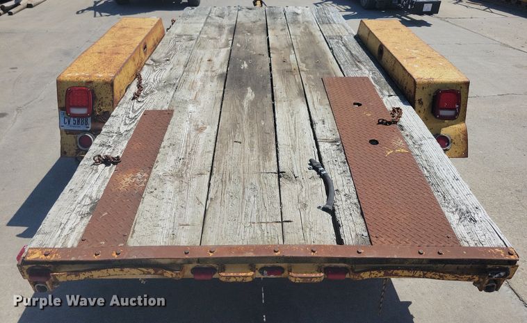 image for item DG0627 1976 Shop built equipment trailer