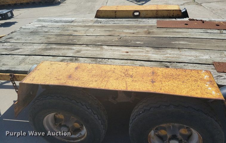 image for item DG0627 1976 Shop built equipment trailer