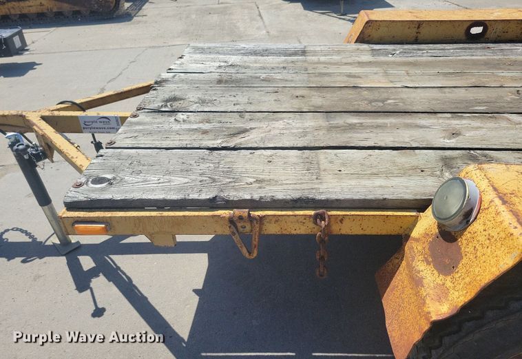 image for item DG0627 1976 Shop built equipment trailer