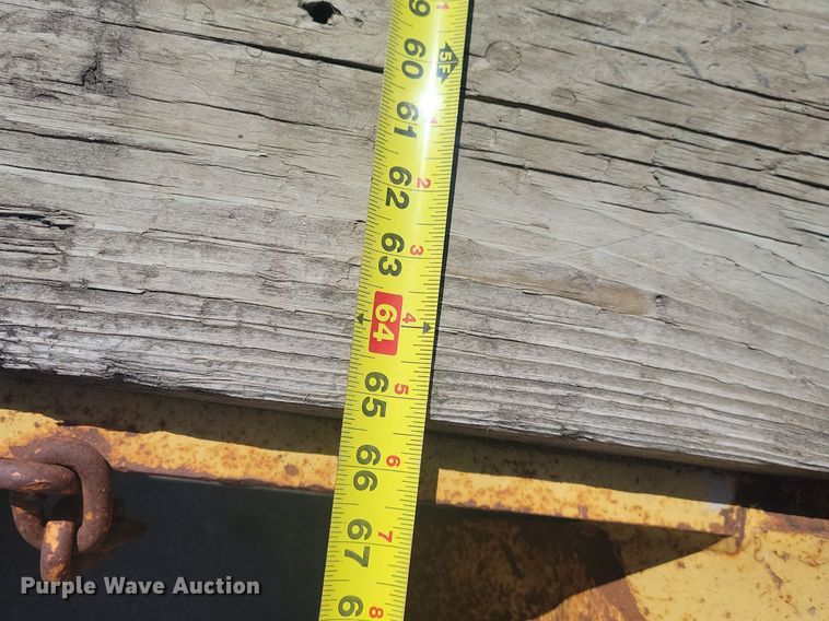 image for item DG0627 1976 Shop built equipment trailer