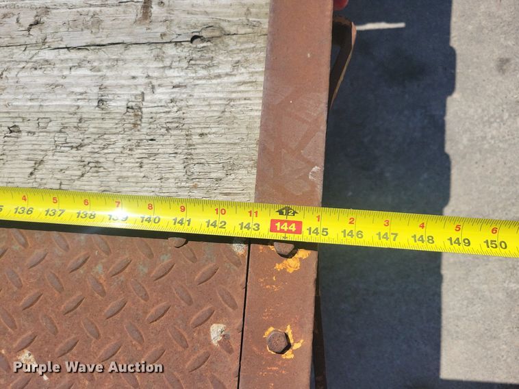 image for item DG0627 1976 Shop built equipment trailer