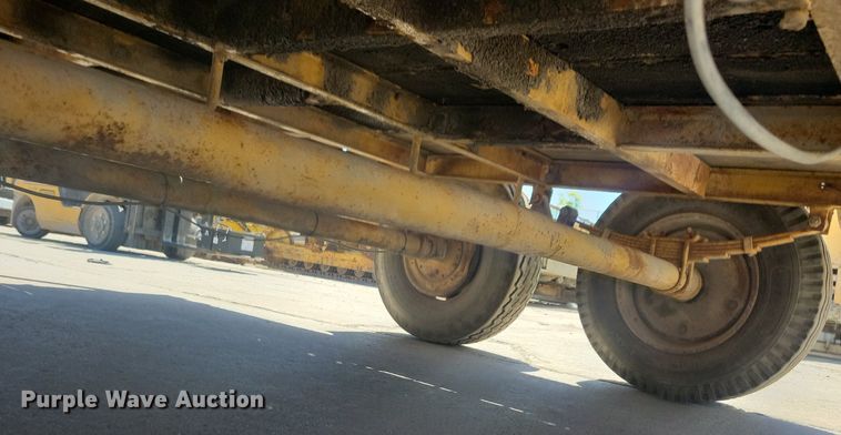 image for item DG0627 1976 Shop built equipment trailer