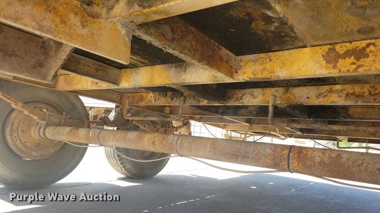 image for item DG0627 1976 Shop built equipment trailer