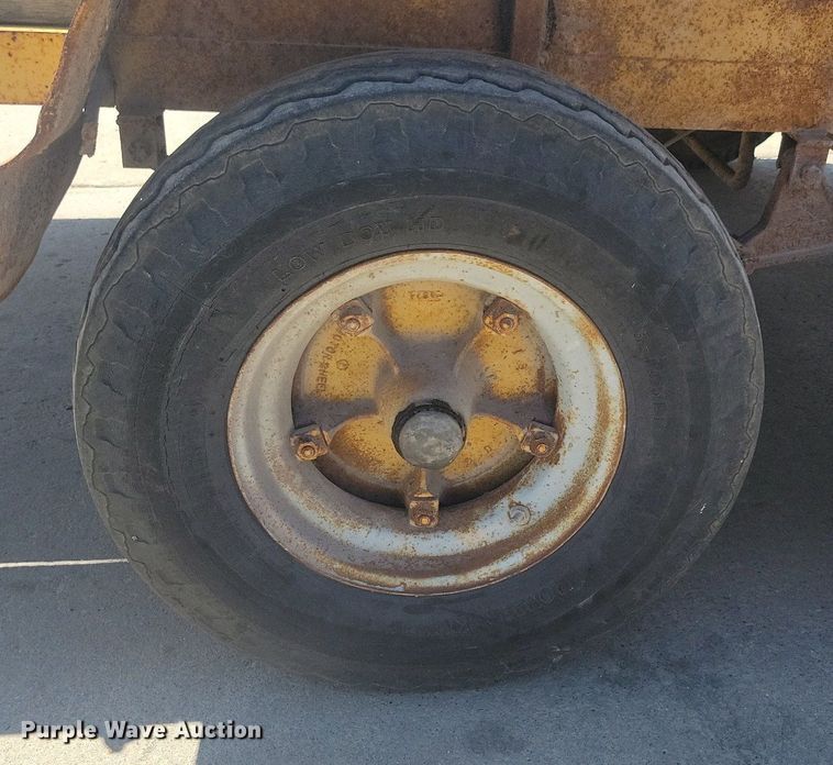 image for item DG0627 1976 Shop built equipment trailer