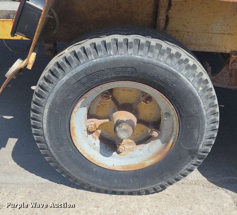 image for item DG0627 1976 Shop built equipment trailer