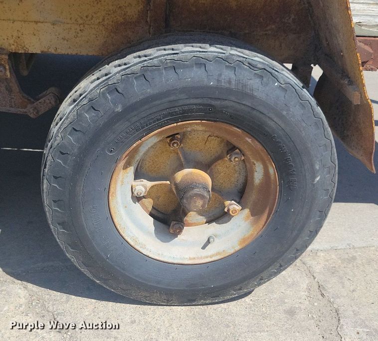 image for item DG0627 1976 Shop built equipment trailer