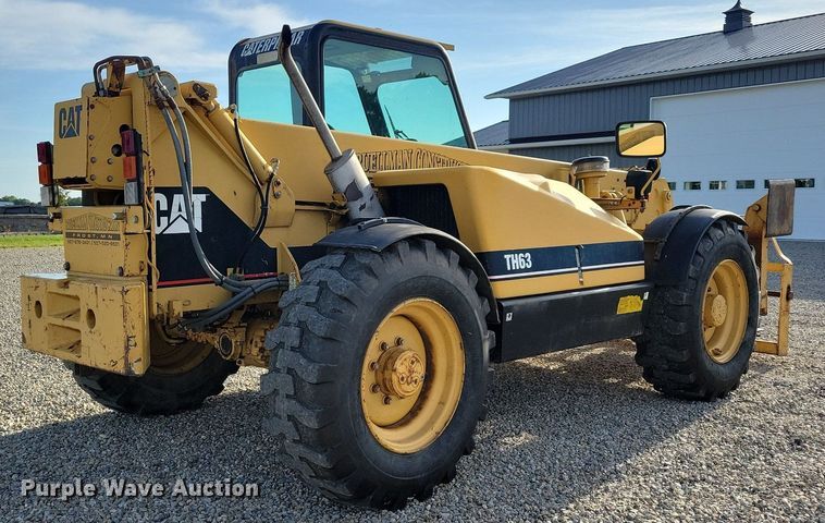image for item DG0633 1997 Caterpillar TH63 telehandler
