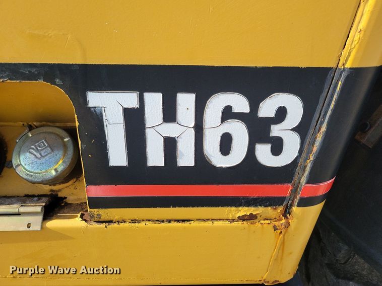 image for item DG0633 1997 Caterpillar TH63 telehandler