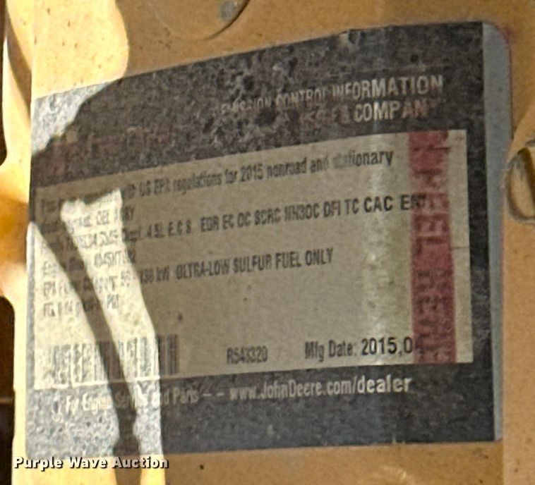 image for item DK6624 2015 John Deere 310SL backhoe